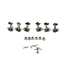 Kit de Clavijas de Afinación de Cuerdas de Guitarra Acústica con Casquillo de Tornillo, Afinadores Universales, Afinación Abierta, Accesorios
