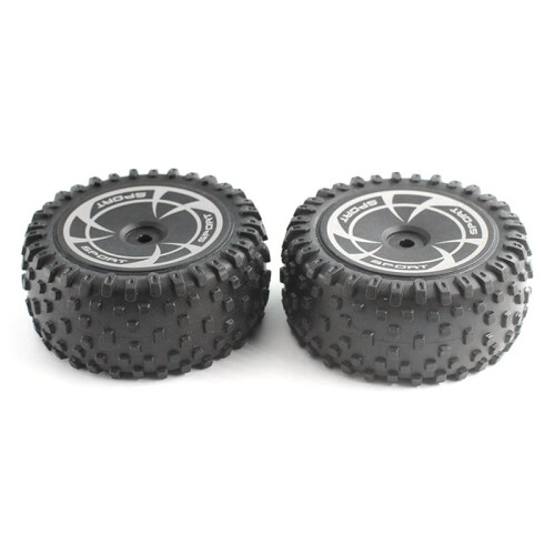 2st Fjärrkontroll Bildäcksdelar för  144016 After Wheel Set (Bred) Slitdelar Däck
