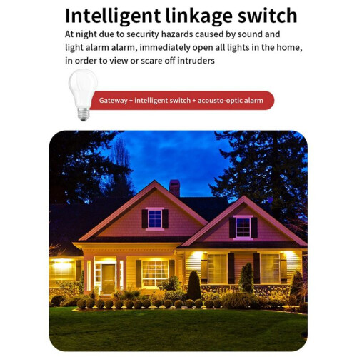 Tuya  Home Wireless Alarm System Sound and Light Alarm Sensor Detector Intelligent USB Powered Sensor Zigbee 1
