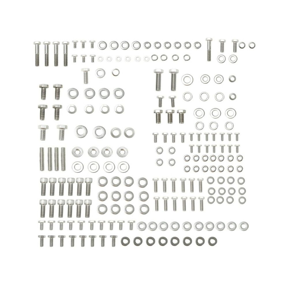 211 Pcs Nuts&Bolts,Small Block Engine Hex Bolt Kit For Chevy Sbc 265 283 302 305 307 327 350 400 Engine 4713509520271