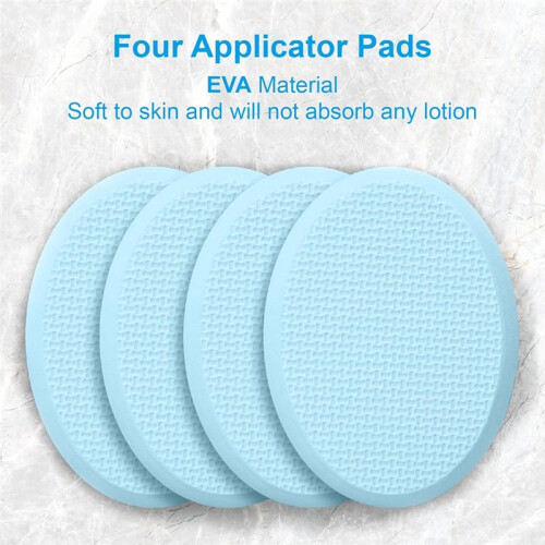 Lotion Applicator for Back, Feet, 4 Replaceable Pads with Long Handle, Back Sunscreen Applicator , Apply Cream Medicine 2