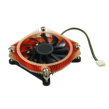All-Coppe CPU-Kylare HTPC-Chassi Tyst Fläkt CPU-Temperaturkontroll Ultratunt Kylarminichassi Lätt Att Använda A