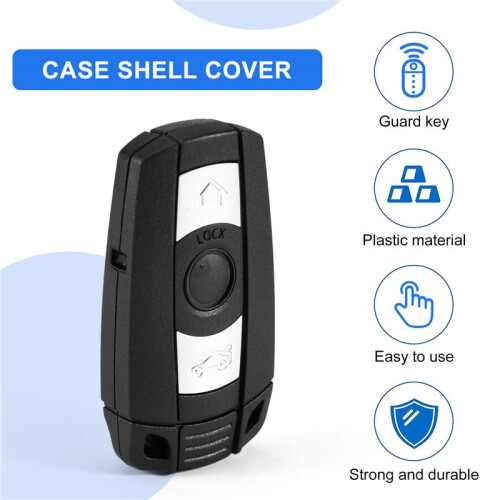Replacement 3 Button  Remote Keyless Key Shell Fob Case for  1 3 5 6 7 E90 E93 E92 M3 M5 X3 X5 2