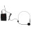 Wireless Microphone Set with -Wear + Lavalier Lapel Mics Transmitter Receiver UHF Frequency for Speech Teaching 6