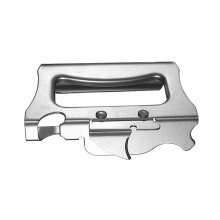 Apribottiglie Manuale Multifunzione Apribottiglie per Birra Coltello nel Scatola nel Acciaio Inossidabile con Taglio Laterale Utensile da Cucina per