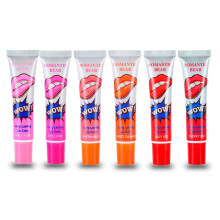 6 Kleuren Tattoo Magic Color Peel Off Mask Tint Langdurige Waterproof Lip Gloss