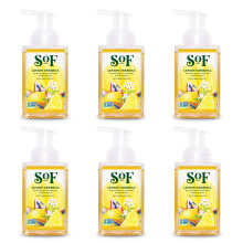 SoF Hydratisierende Schaumseife - Mit Bio-Agavennektar & Kokosöl - Vegan & Non-GMO - Frei von Phthalaten, Sulfaten & Parabenen - Zitronenverbene -