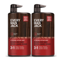Every Man Jack Cedar + Red Sage Hydr. 3-in-1 All Over Wash voor Huid en Haar