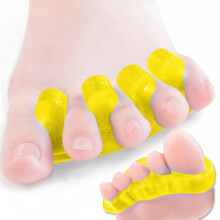 DR. JK ToePal Gel Zehenspreizer, 2 Paare, Gel Zehenabstandshalter, Hammerzehenkorrektur