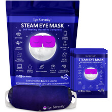 Masque Oculaire à Vapeur pour Yeux Secs | Masque Compressé Chaleur pour Yeux Gonflés | Masques Auto-Chauffants Eye Serenity