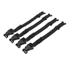 4 Pezzi Molle Cinghie Zaino Gilet Adattatori Cinture per Sport All'Aria Aperta Arrampicata Escursionismo Caccia Borse Cinghie Pettorali A