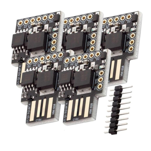 5St ATTiny85 Digispark I2C LED Rev.3 Kickstarter 5V IIC SPI USB Development Board 6 I/O-Stift för