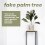 Artificial  Plant Leaf Artificial Fake Tropical   Leaf Artificial Plant 6