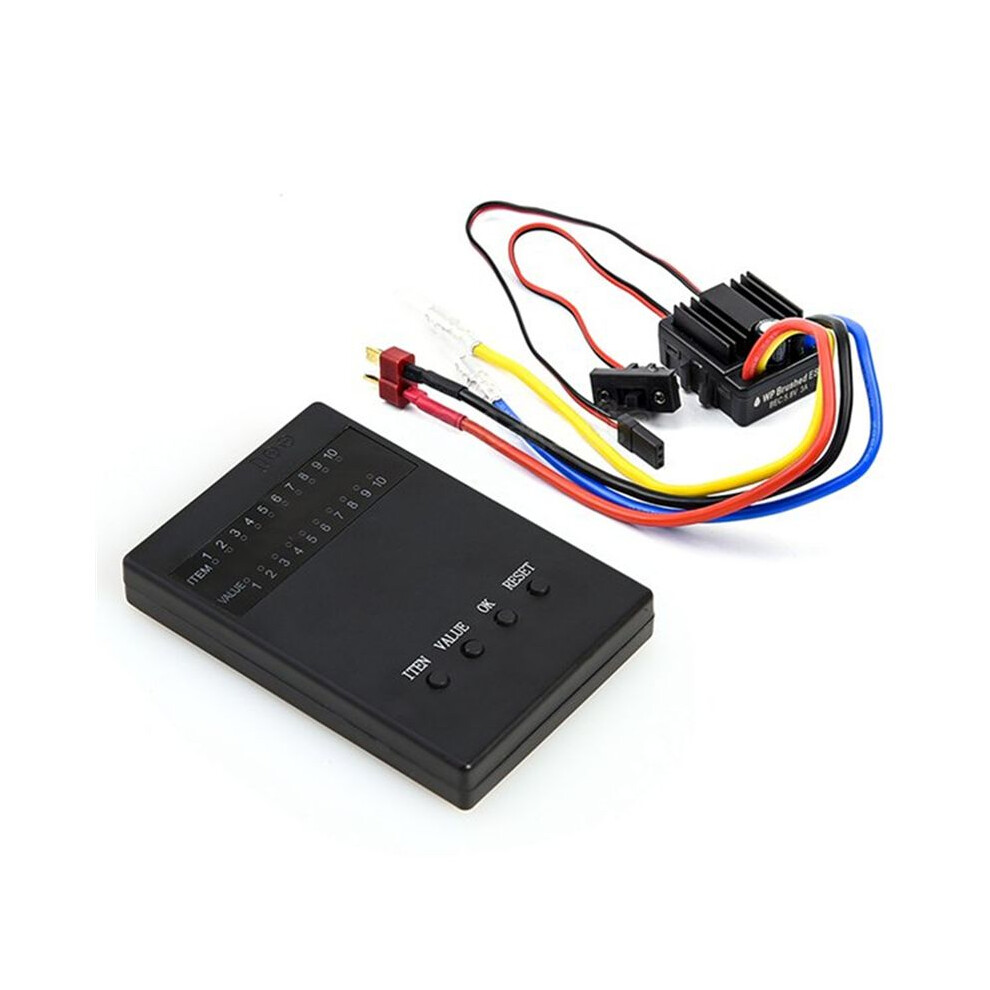 80A Brushed 1080 Electronic Governor Waterproof Esc With Program Card For 1: 10 1/8 Wp Track Car 6033146274879