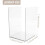 2PCS Transparent Acrylic Bookends L-Shaped Bookshelf 7