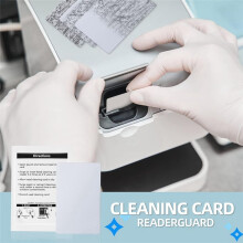 Carte di Pulizia CR80, Pulitore per Lettori di Schede A Doppio Lato, Carte di Pulizia per Terminali A Scorrimento POS -CR80 Pulitore per Chip di