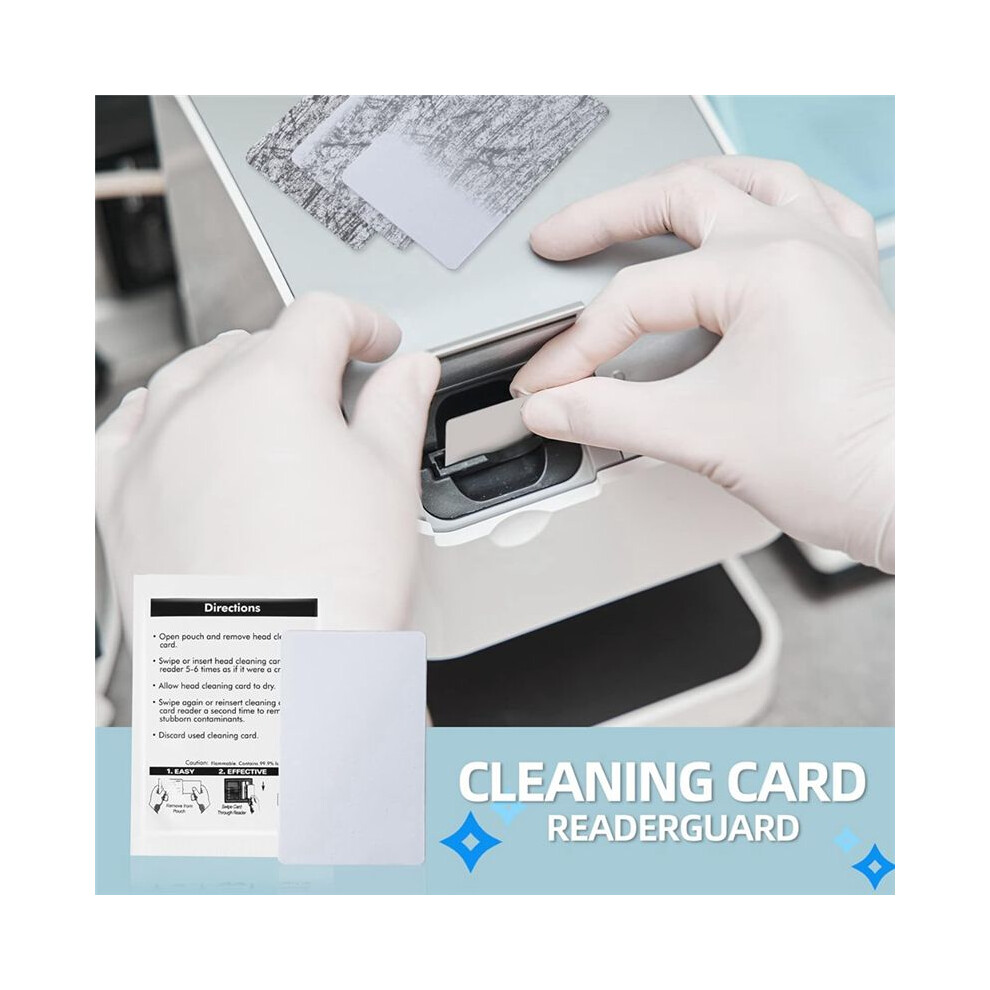 Cr80 Cleaning Cards, Dual Side Card Reader Cleaner, Pos Swipe Terminal Cleaning Cards -Cr80 Card Chip Cleaner (30Pcs) 4713032510374