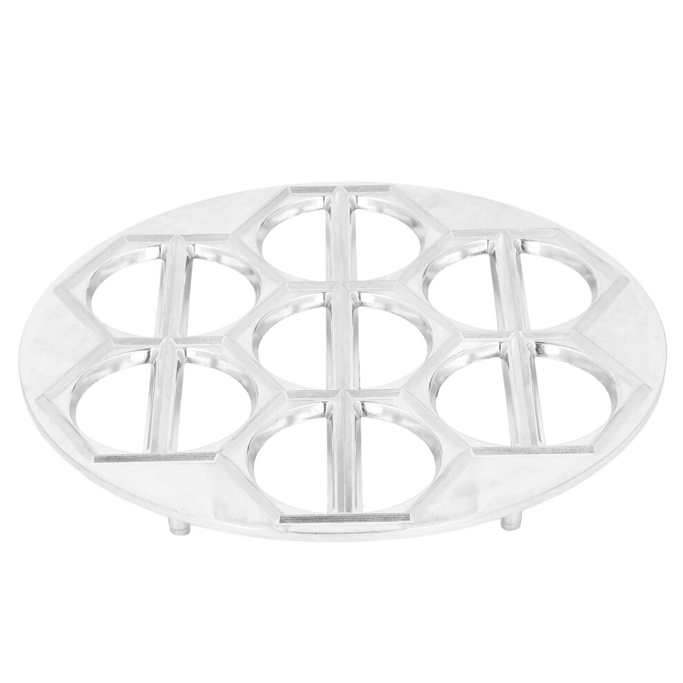 14 Hole Aluminum Dumpling Maker - 24.3cm Metal Ravioli Cutter