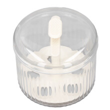Formina per polpette estruse con coperchio, 5 fori, trasparente, 13x13x12cm
