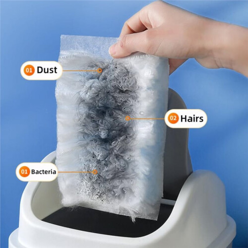 Duster Refills Compatible with  Duster, Heavy Duty Multi Surface Duster Replacement with 2 Extra Handle 2
