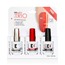 KUPA Gelfinity - Soak Off Gel - Basis & Glanz-Top & Matt-Top Coat (No-Wipe) 0,5 Fl Oz