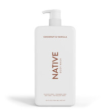Native Douchegel voor Vrouwen en Mannen | Vrij van Sulfaten, Parabenen, Kleurstoffen, 36 oz fles met pomp - Verpakking van 1