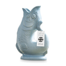 Wade Fish Jug, Handcrafted from Earthenware, Iconic UK Heritage, 1.2L, Eau De Nil, WA967803EAU