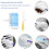 Duster Refills Compatible with  Duster, Heavy Duty Multi Surface Duster Replacement with 2 Extra Handle 6