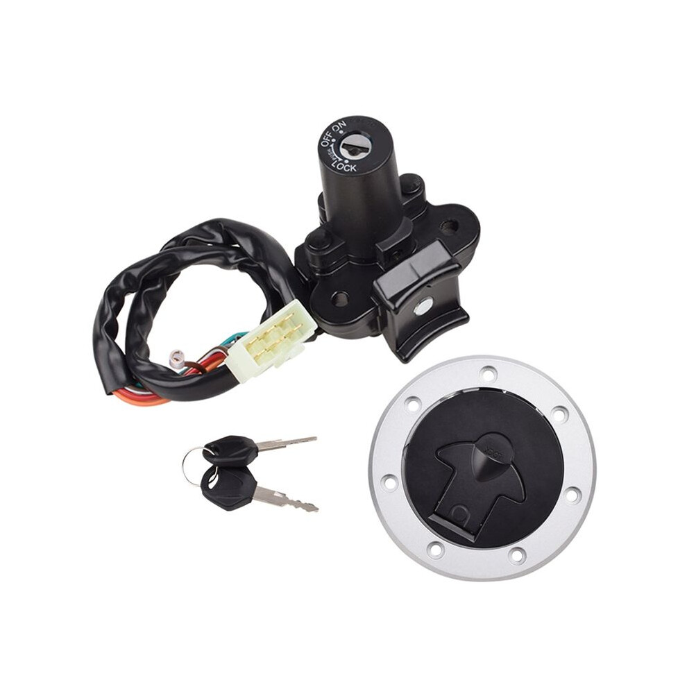 Motorcycle Ignition Lock With Key Motorcycle Parts For Zzr400 Zzr600 Zx6r Zx7r Zx9r Black 4713877143928