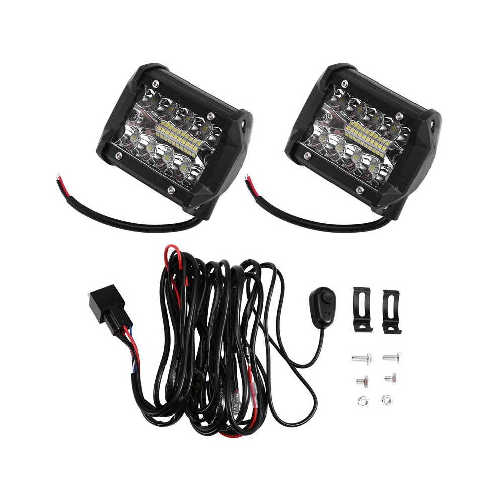 4 Inch Led Pod S Spot Flood Combo Driving Off Road S For Truck Tractor Excavator Boat Atv Suv Utv Light 4712777283529