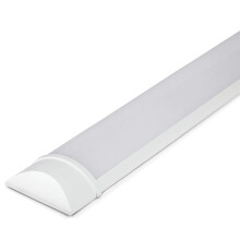 LEDBRITE 6ft 54W LED Batten Light | 4000K Natural White IP20 Ceiling Strip Light | 120lm/W Fluorescent Replacement for Garage Workshop Office Utility