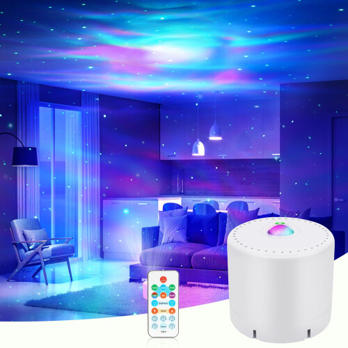LED Star & Galaxy Projector with Remote Control, Adjustable