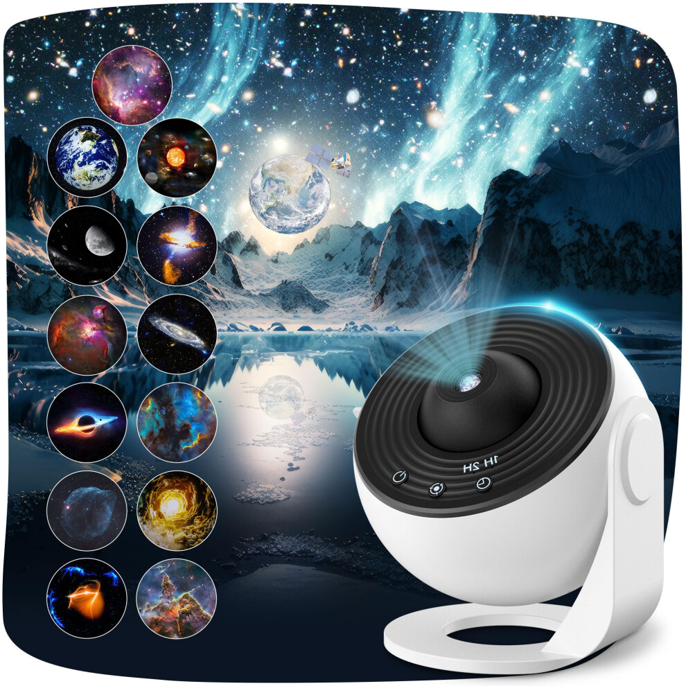 Mexllex 13 In 1 Galaxy Projector With 12 Film Discs, Starry Sky Night Light, Nebula/Moon/Celestial Galaxy Projector For Adults Kids Bedroom Decoratio
