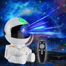 Astronaut Galaxy Star Projector - Starry Night Light with Remote Control Timer, 360 Adjustable for Christmas, Birthdays, Valentine's Day
