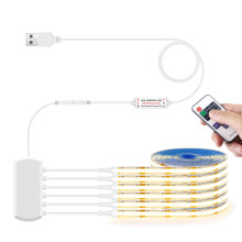 LRGBST 5V USB COB LED Strip, 6 Rolls 1M warmwhite COB LED