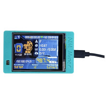NM MINER+ BTC 1000KH/S Harshrate 2,8 Zoll  Display mit Shell Bitcoin Crypto Solo Lottery Miner NerdMiner