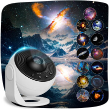 Planetarium Projector for Bedroom, 13 in 1 Galaxy Star Projector Light, Nebula Night Light with Timer, LED Space Galaxy Lamp Room Decor for Adults Ki