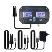 EC PH Monitor for Hydroponics, 6-In-1 Water Quality Tester with Wi-Fi, PH Meter Tester, Reservoir Tank US Plug