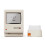 For Maclock Retro Clock Creativity Alarm Clock Student Specific Wake  Artifact Desktop Decor PC Keyboard W/Night Light 2