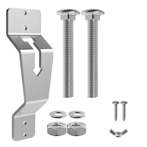 Wall Mount Spare Tire Carriers Kit for Trailers and Enclosed Trailers 2