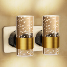 Night Light Plug in Wall with Dusk to Dawn Sensor, Adjustable 3 Colour Temperature (3000K/4500K/6000K) and Brightness (0-100LM), Modern Plug in Night