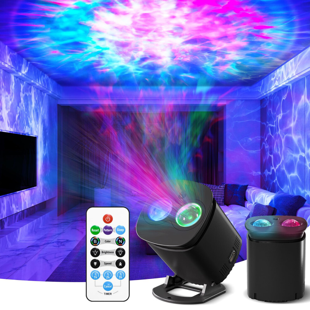 Kibtoy Galaxy Projector For Bedroom, Night Projector With Sunset Lamp & Remote, Led Star Projectors 49 Color Modes Adjustable Speed & Bri Light 41967119
