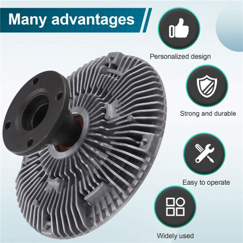 Engine Cooling Fan Coupler Viscous Clutch 21082-EA000 for  Frontier 2005-2019  Equator L4 2.5L 21082EA000A 1