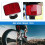 1 Pair Cycle Bicycle Bike Light Reflector Rear Front For Handlebar & Saddle Bar 5