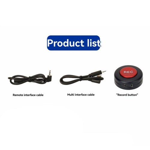 Camera Record Button with Cold Shoe Mount for  A9 II/A9  S5 II  X-T3 1