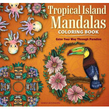 Tropical Island Mandalas Coloring Book by Nanna Rosengren Paperback Bo