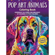 Pop Art Animals Coloring Book by Dean Russo Paperback Book
