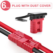 6 Sets 6-10 Gauge Batterij Quick Connector 50A 12-36V Batterij Quick Disconnect Kabelboom Plug Kit Batterij Quick Plug EEN