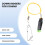 2 PeçAs Power Grip   Release, 17 Polegadas Downrigger Release Stacker Clipe LíDer de Pesca com Clipes de Snap Longline 3