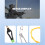 2 PeçAs Power Grip   Release, 17 Polegadas Downrigger Release Stacker Clipe LíDer de Pesca com Clipes de Snap Longline 6